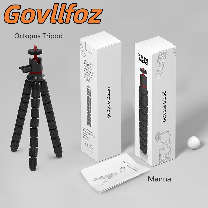 Webcam Stand Clip - Mini Evrensel Fotoğrafçılık Ahtapot Esnek Tripod
