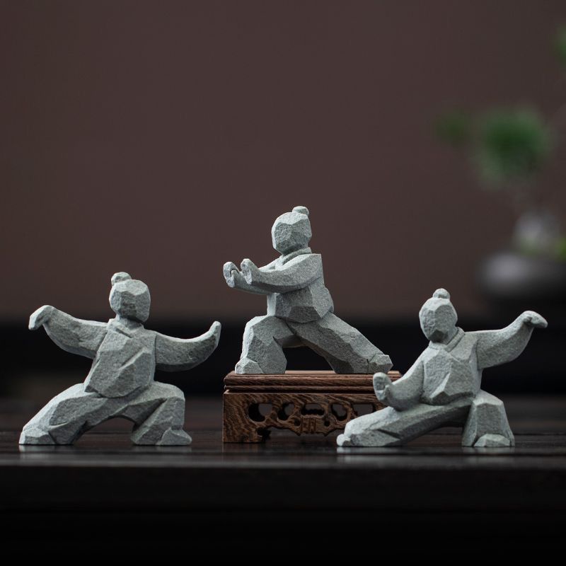 Office Technician - Tai Chi Ustası Figürü Yaratıcı Çin
