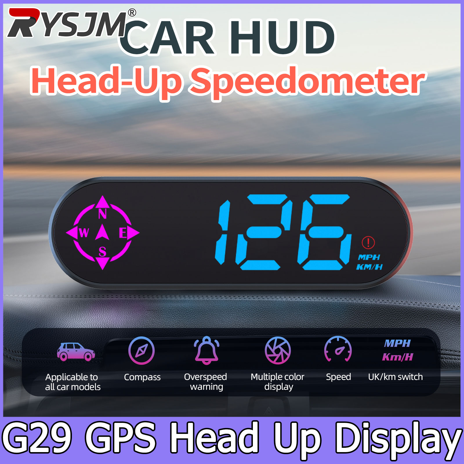 Pc Security Lock - G29 Araba Head up Display GPS