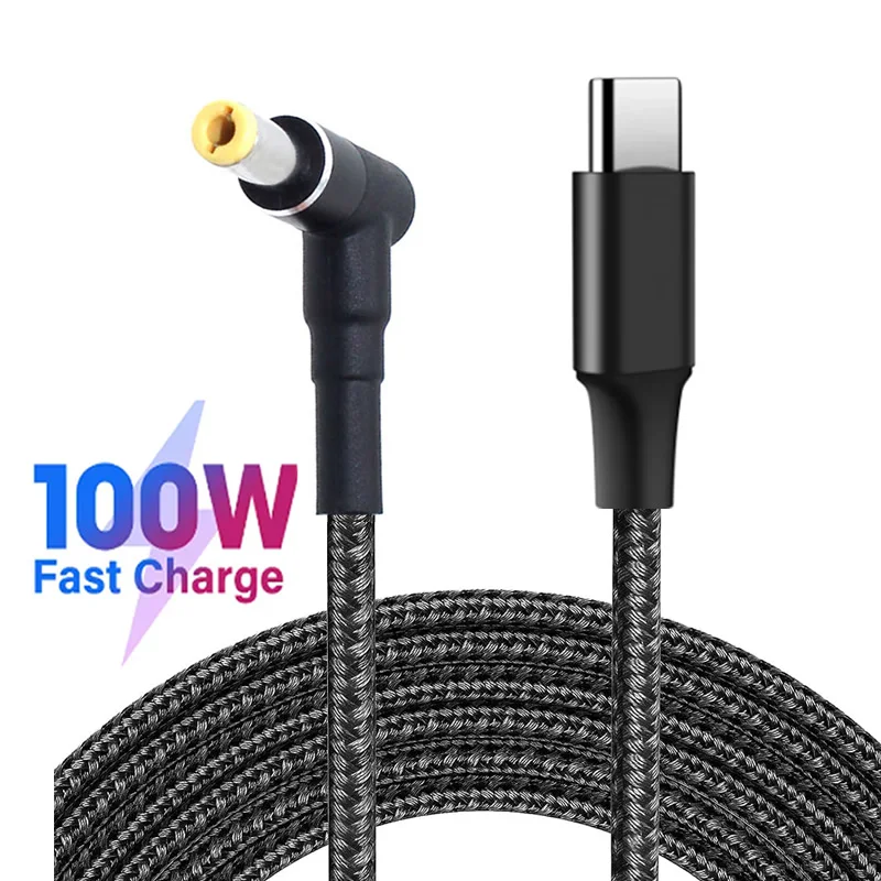 Cable Lock Laptop - 1,8 m 100W USB-C Tip-C -