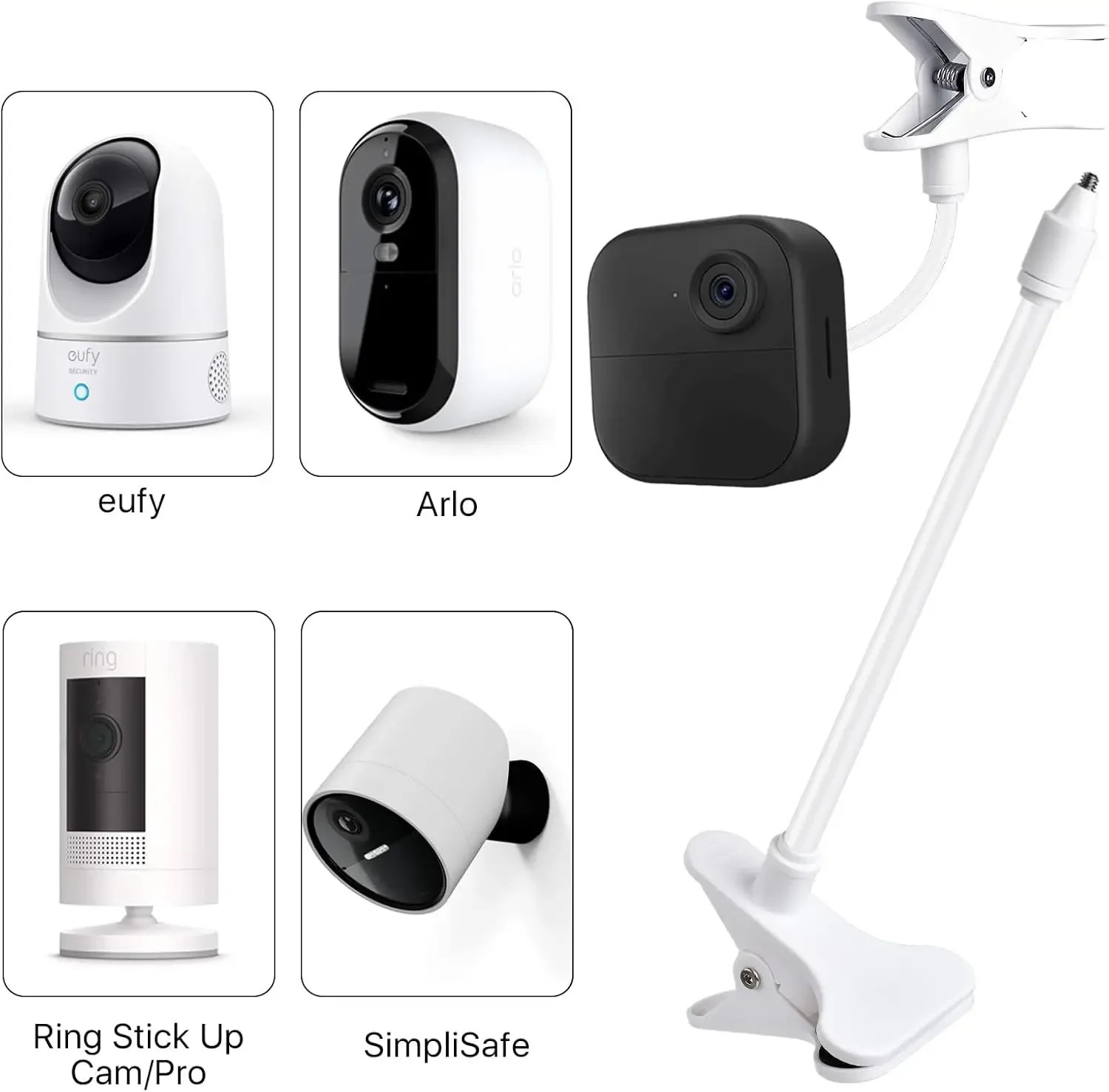 25 cm/41 cm Esnek Bebek Monitö - Webcam Stand Clip incelemesi ve fiyatı