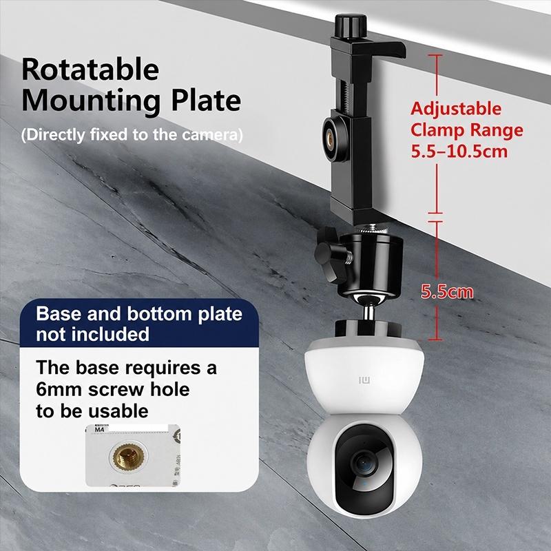 1Set 360 °   Döner, Deliksiz K - Webcam Stand Clip incelemesi ve fiyatı