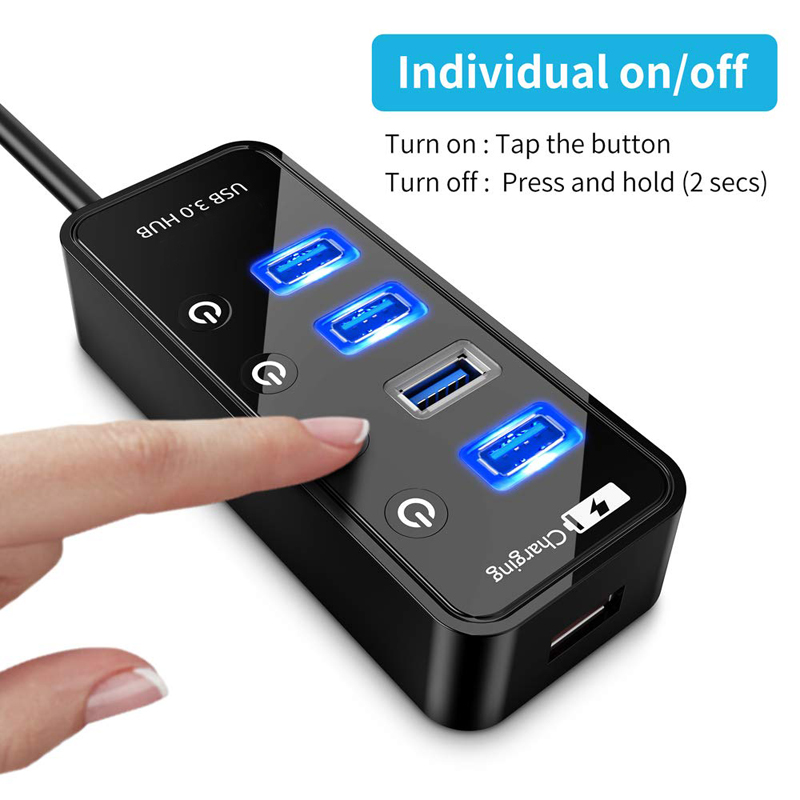 USB HUB 3.0 4 Port Akıllı Tele - Cable Lock Laptop incelemesi ve fiyatı